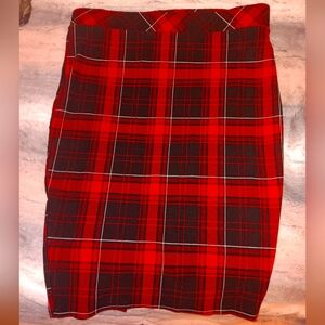 🍁Torrid Plaid Stretch Pencil Skirt